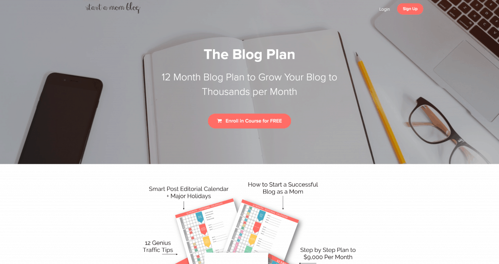 Free blogging course: The Blog Plan