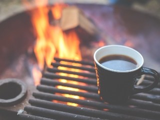 Stocksnap stock photo coffee by campfire
