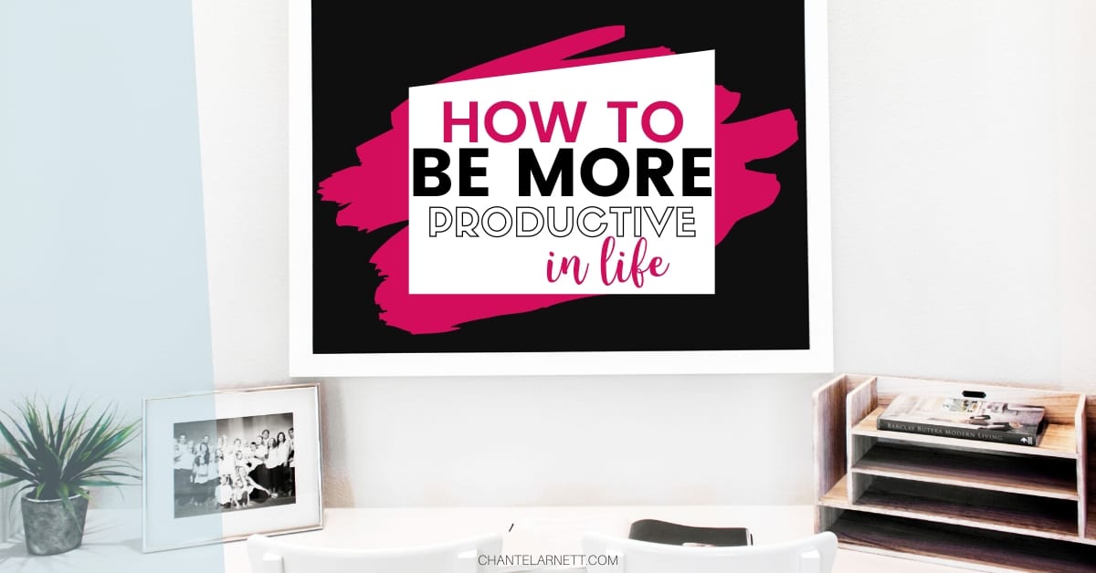 how to be more productive