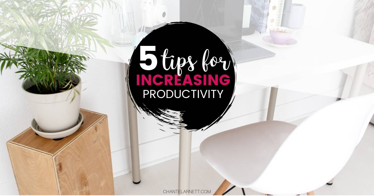 tips for increasing productivity